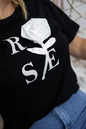 T-shirt Rosa black