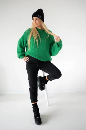 Perth green sweater