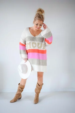 Amour multicolor sweater