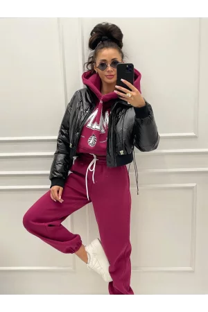 Milano raspberry tracksuit set