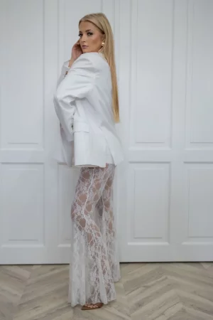 Bohol lace pants white